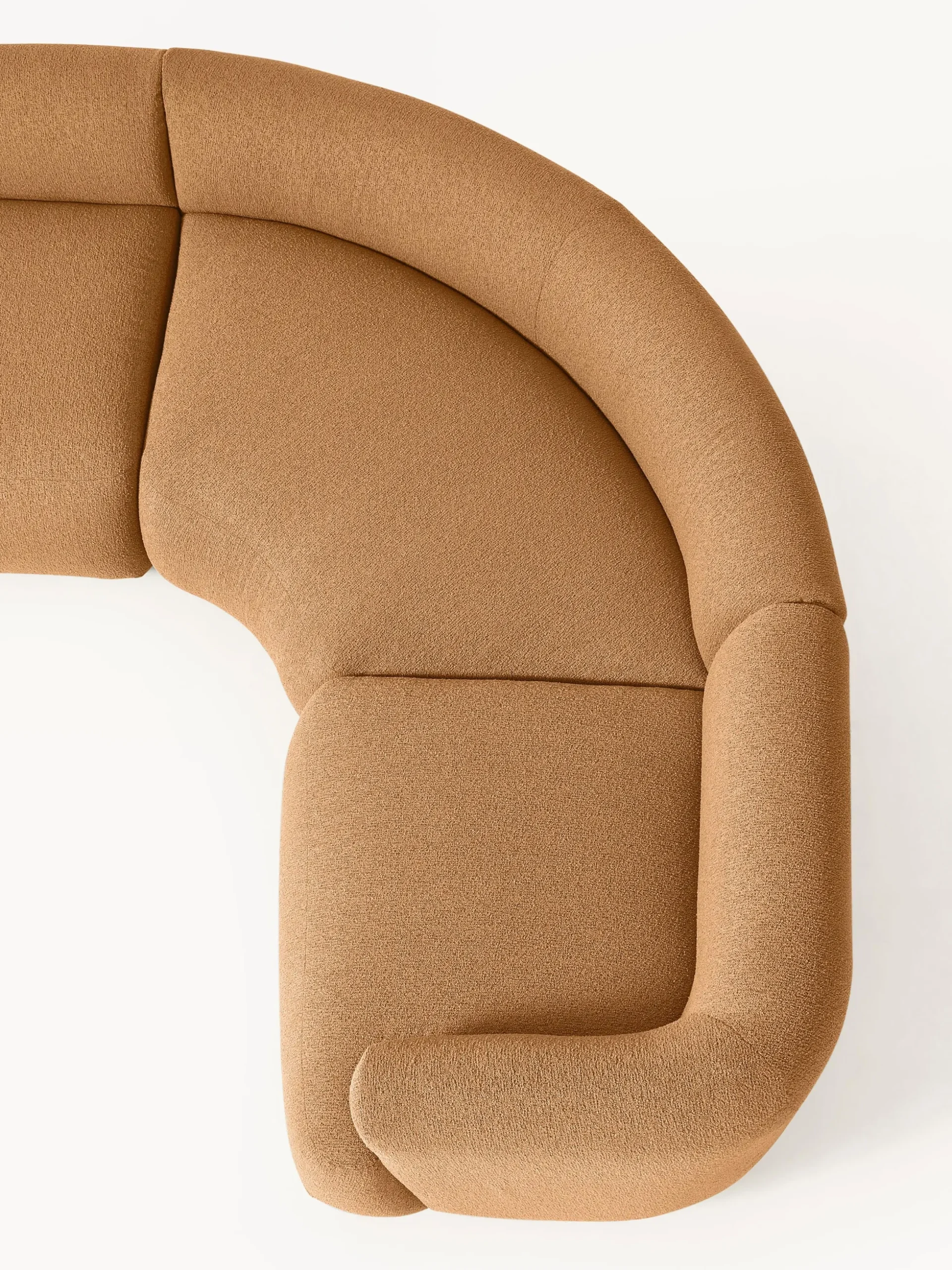 Divano XL componibile in bouclé Sofia