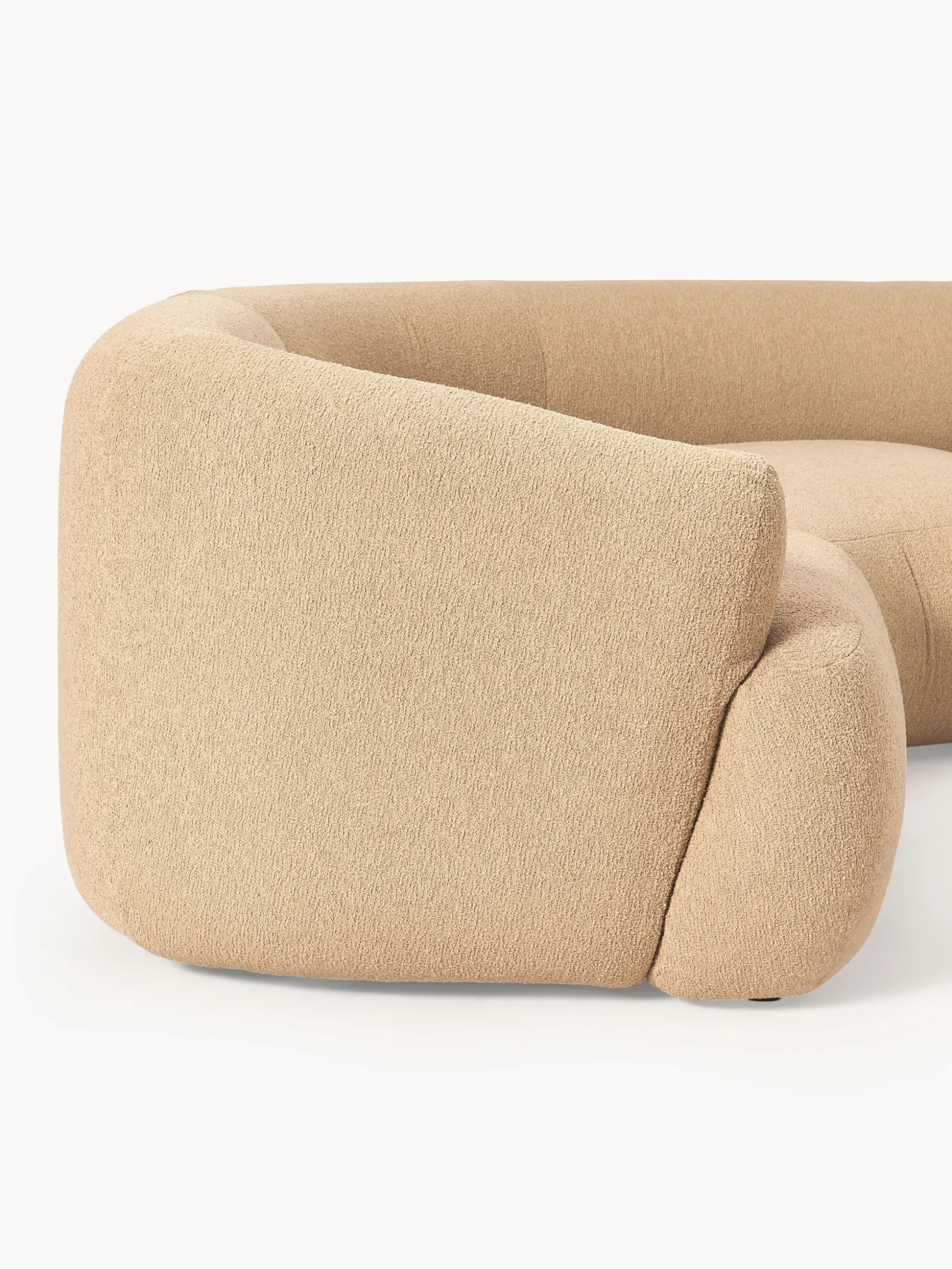 Divano XL componibile in bouclé Sofia