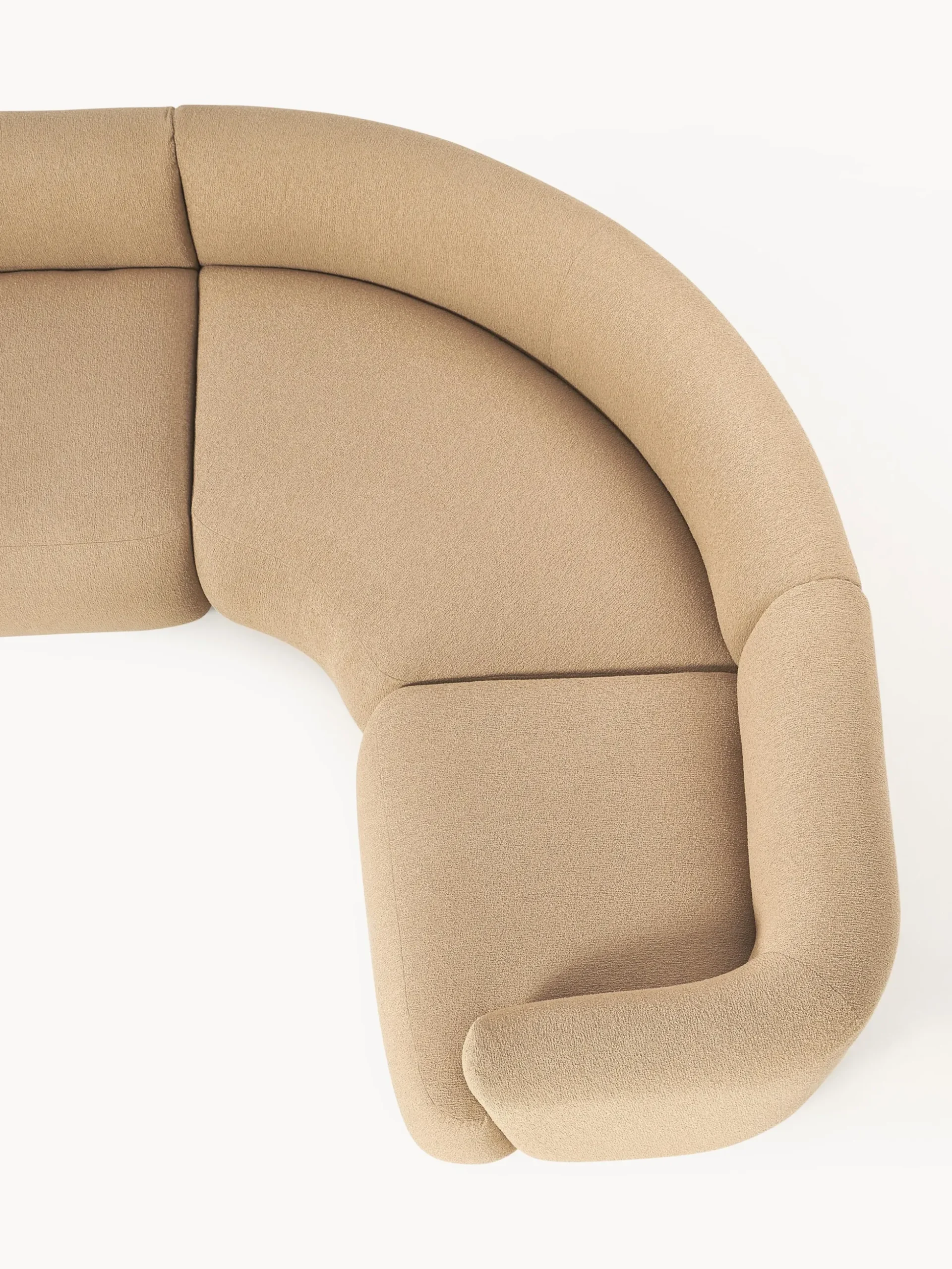 Divano XL componibile in bouclé Sofia