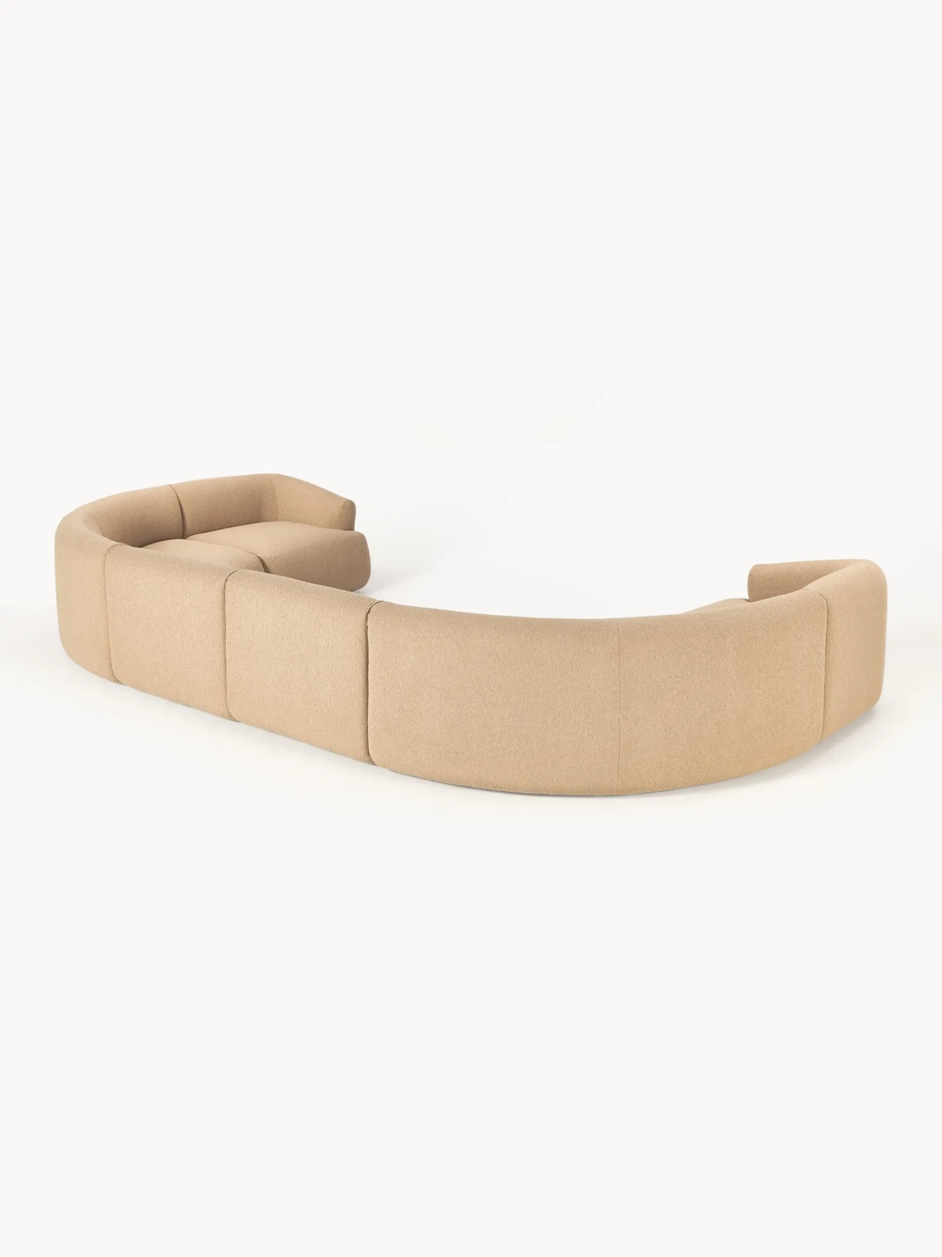 Divano XL componibile in bouclé Sofia