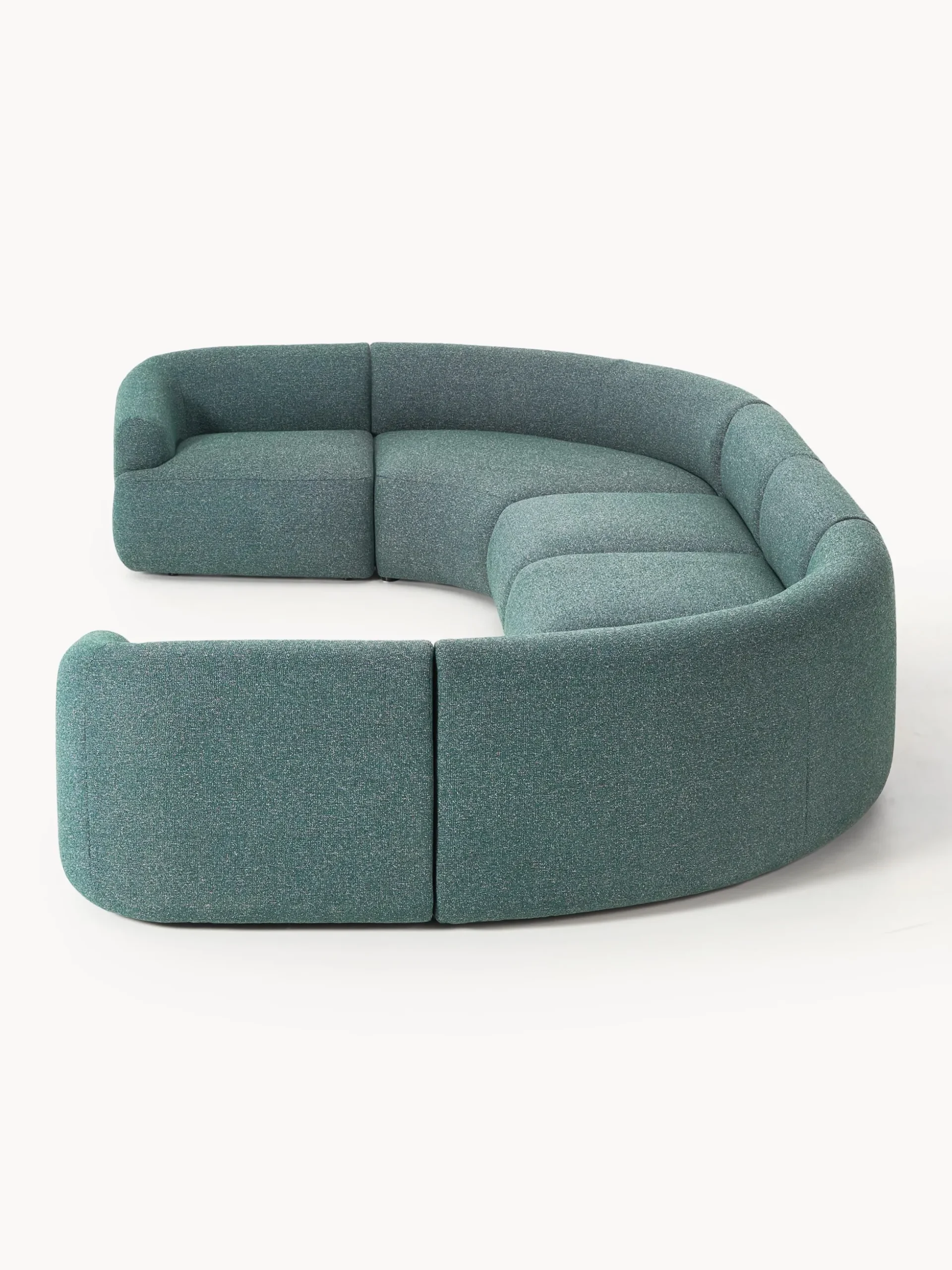 Divano XL componibile in bouclé Sofia
