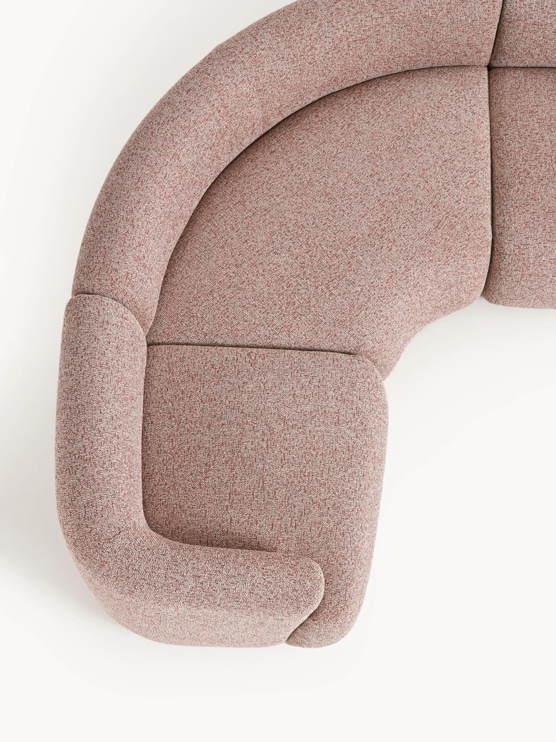Divano XL componibile in bouclé Sofia