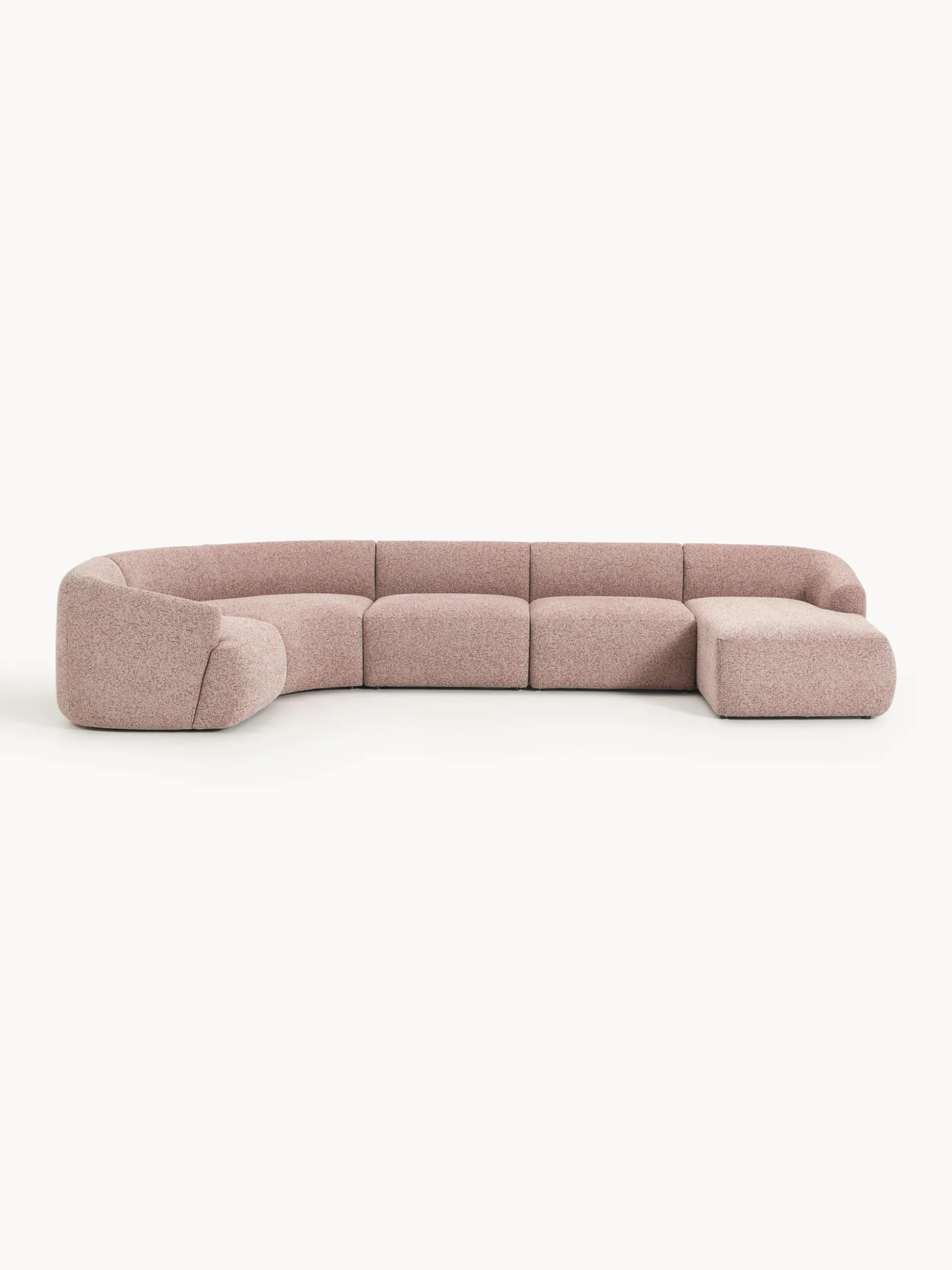 Divano XL componibile in bouclé Sofia