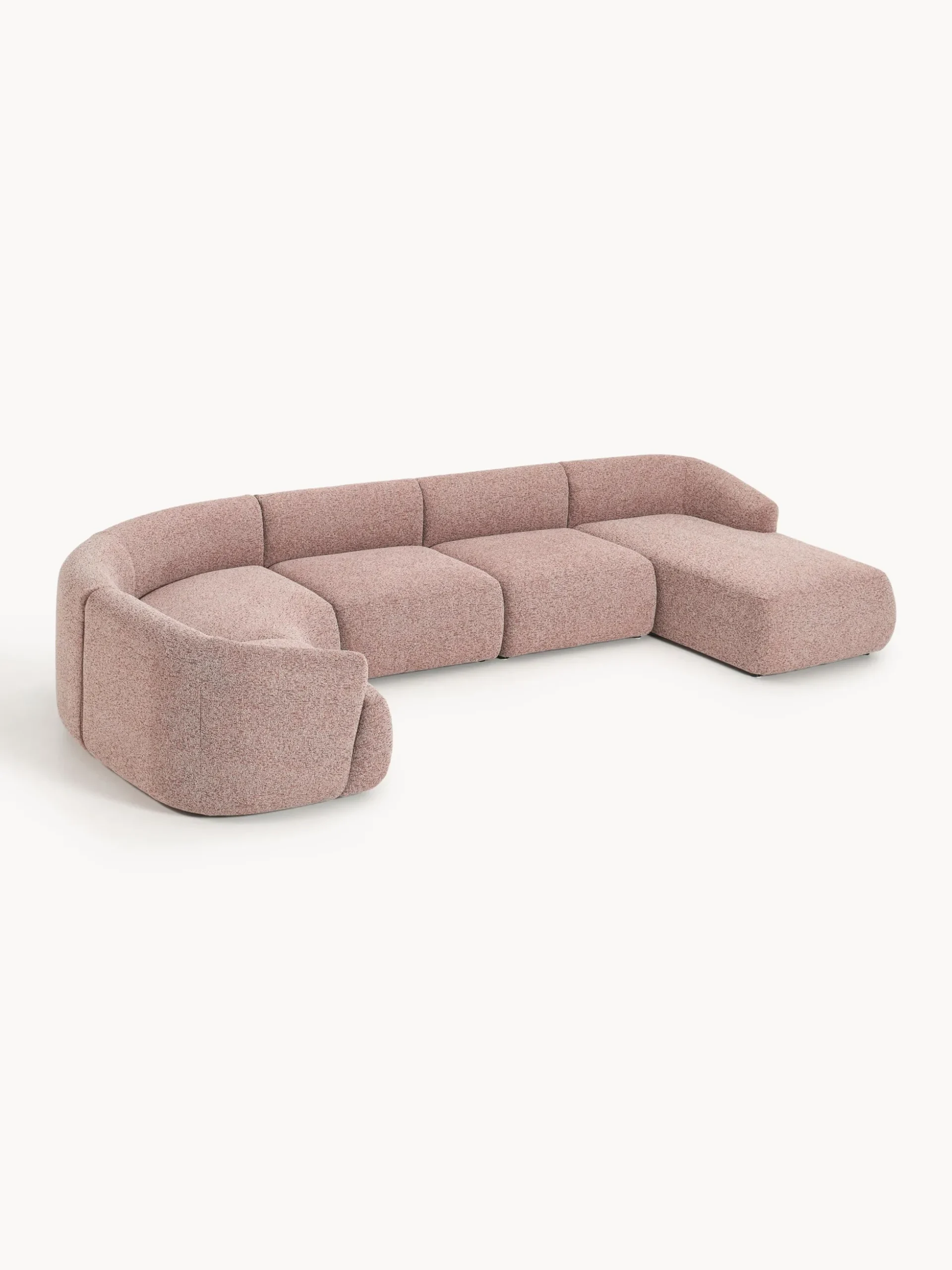 Divano XL componibile in bouclé Sofia