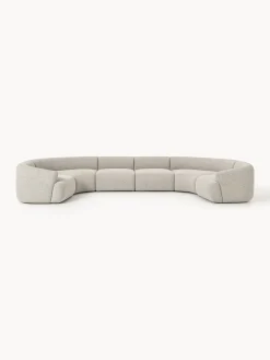 Divano XL componibile in bouclé Sofia