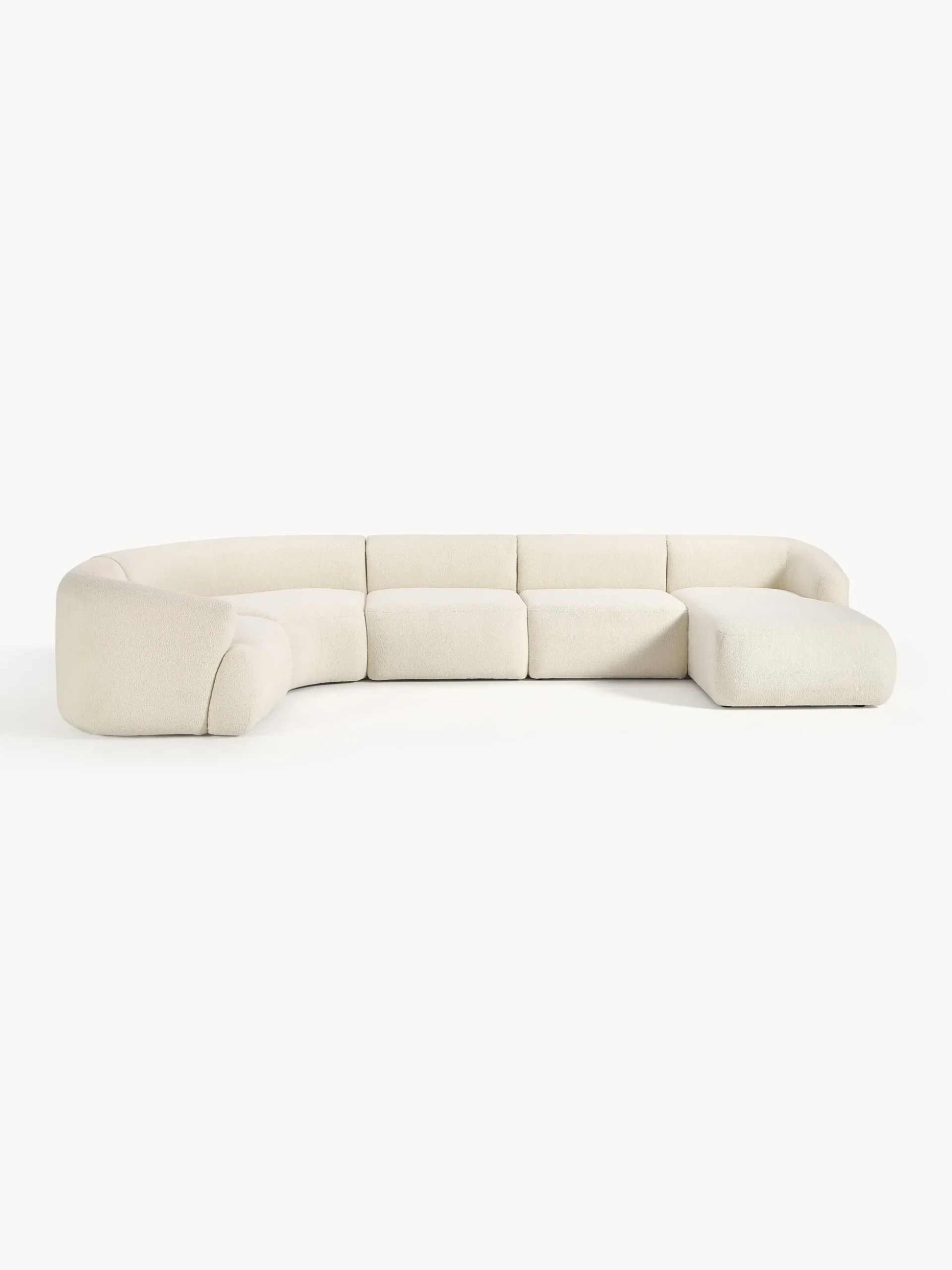Divano XL componibile in teddy Sofia
