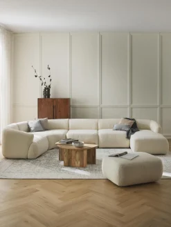 Divano XL componibile in teddy Sofia