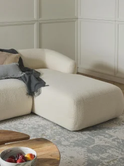 Divano XL componibile in teddy Sofia