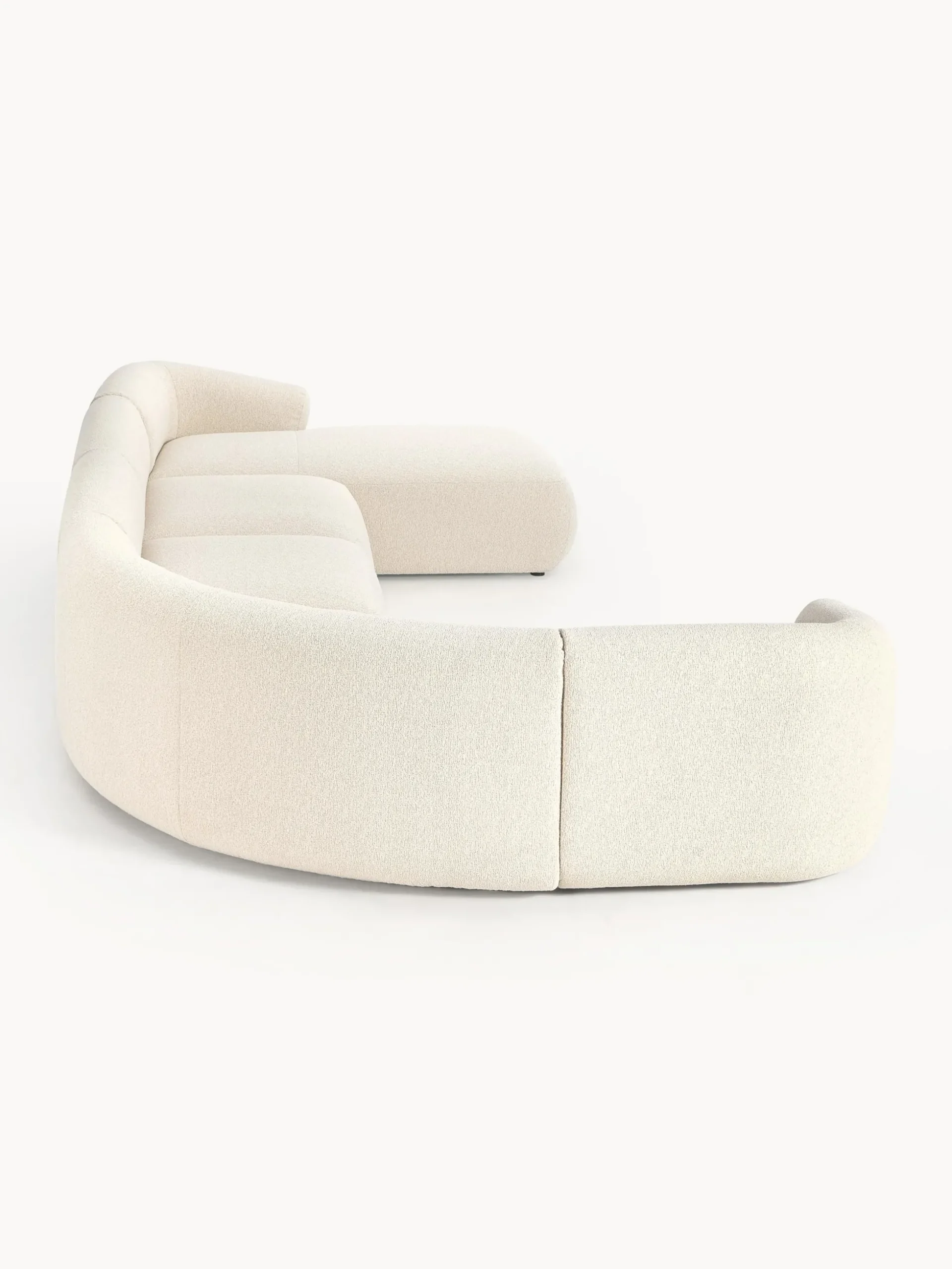 Divano XL componibile in bouclé Sofia