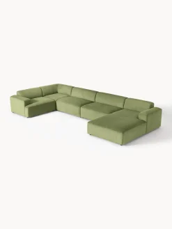 Divano XL in velluto a coste Melva