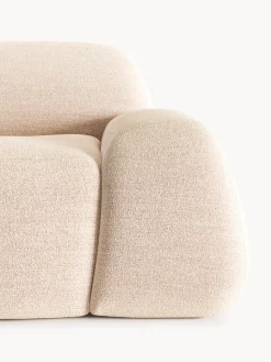 Divano angolare componibile XL in bouclé con chaise longue Wolke