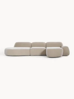 Divano angolare componibile 4 posti con chaise longue Wolke