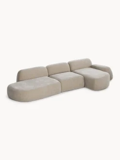 Divano angolare componibile 4 posti con chaise longue Wolke