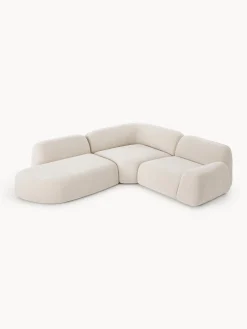 Divano angolare componibile 4 posti con chaise longue Wolke