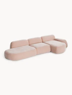 Divano angolare componibile 4 posti con chaise longue Wolke