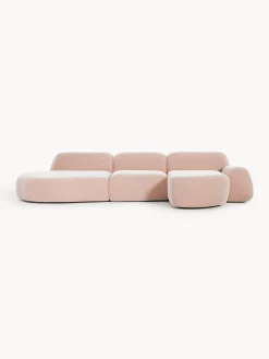 Divano angolare componibile 4 posti con chaise longue Wolke
