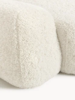 Divano angolare componibile 4 posti in teddy Wolke