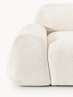 Divano angolare componibile 4 posti in teddy-bouclé Wolke
