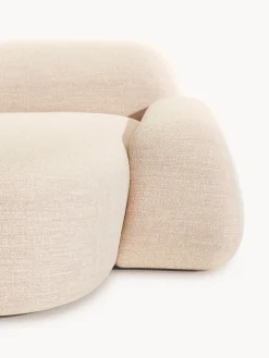 Divano angolare componibile 4 posti in bouclé con chaise longue Wolke