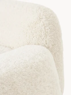 Divano angolare componibile 4 posti con chaise longue in teddy Wolke