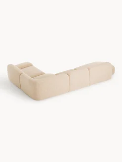 Divano angolare componibile XL in bouclé con chaise longue Wolke