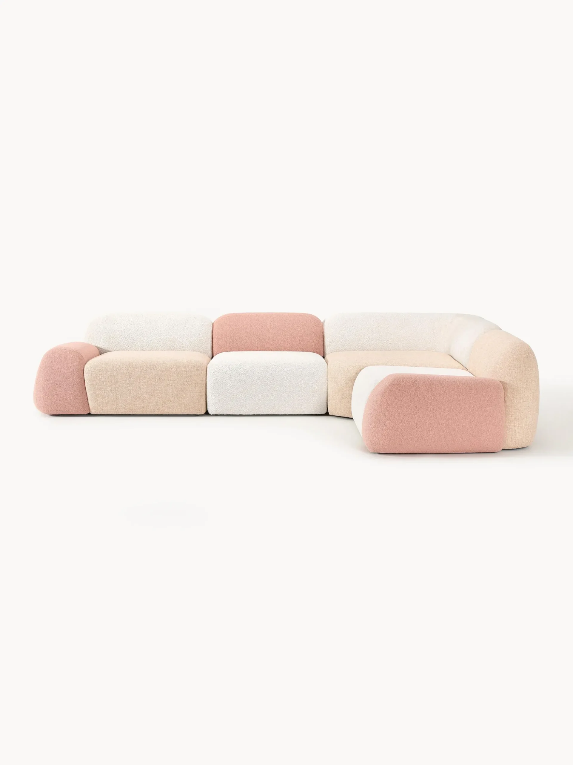 Divano angolare componibile 4 posti Wolke, Fuorisalone Edition