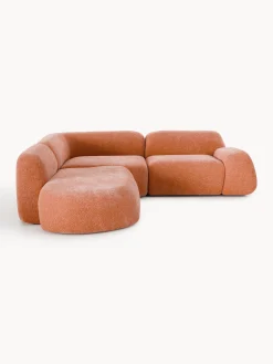 Divano angolare componibile 4 posti con chaise longue Wolke