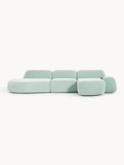 Divano angolare componibile 4 posti con chaise longue Wolke