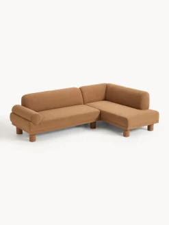 Divano angolare in bouclé Lilo