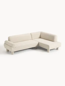 Divano angolare in bouclé Lilo