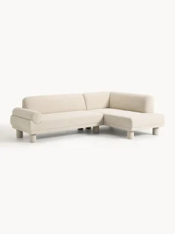 Divano angolare in bouclé Lilo