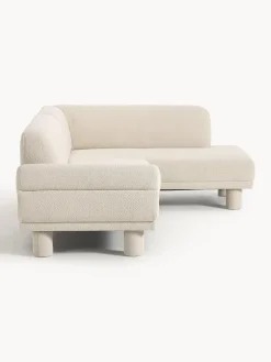 Divano angolare in bouclé Lilo