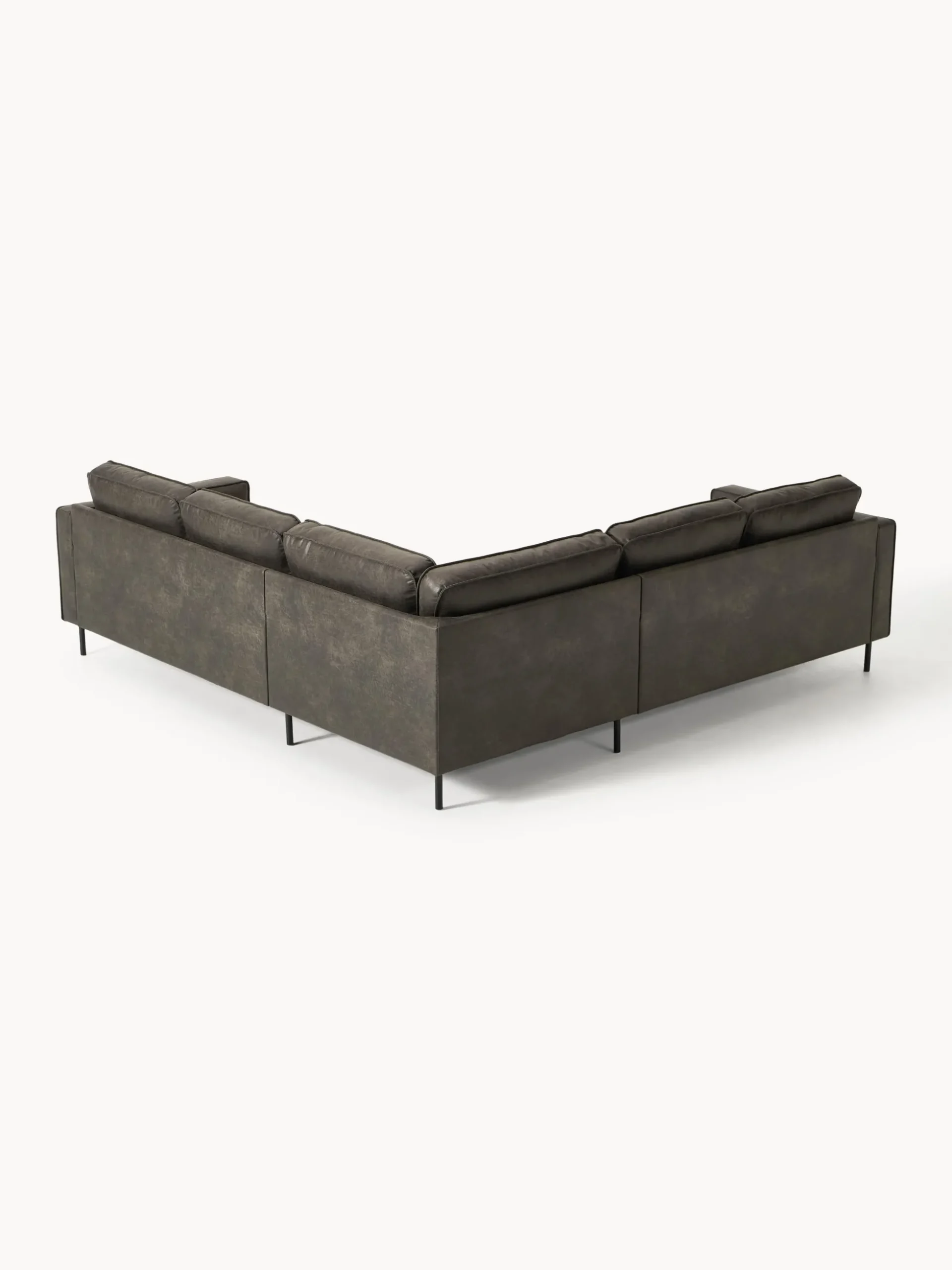 Divano angolare 4 posti in pelle Hunter