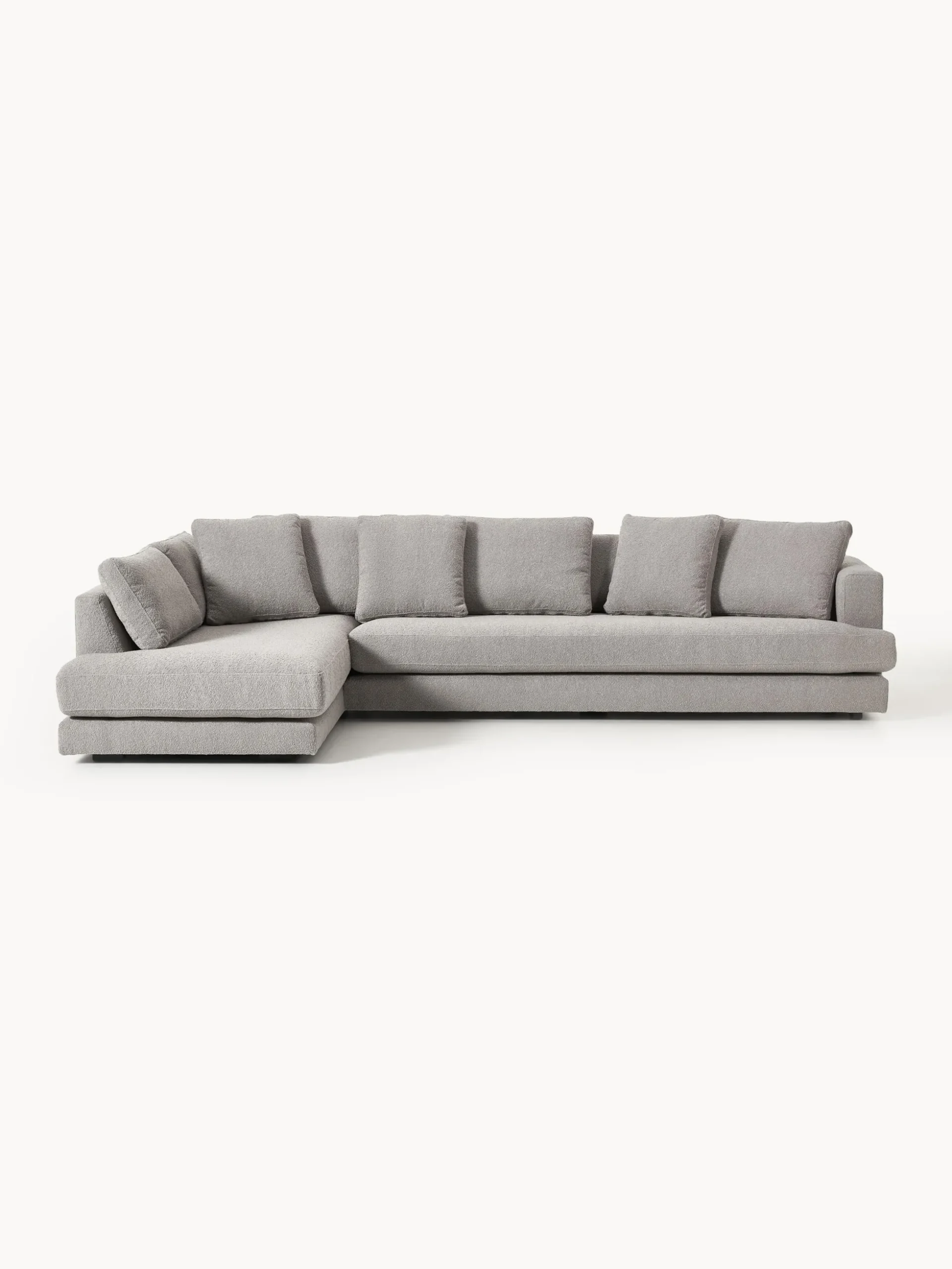 Divano angolare XL in bouclé Tribeca