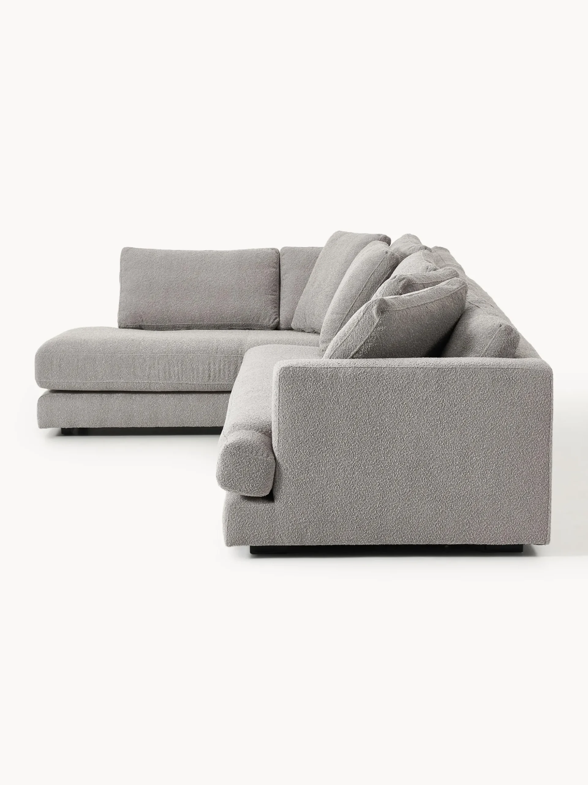 Divano angolare XL in bouclé Tribeca