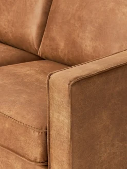 Divano angolare XL in pelle Hunter