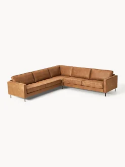 Divano angolare XL in pelle Hunter