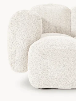 Divano componibile 4 posti in teddy-bouclé Tayla
