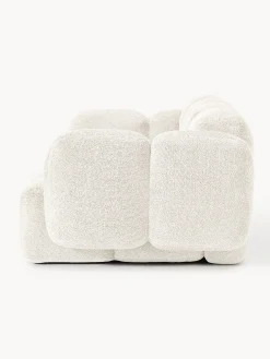 Divano componibile 3 posti in teddy-bouclé Tayla