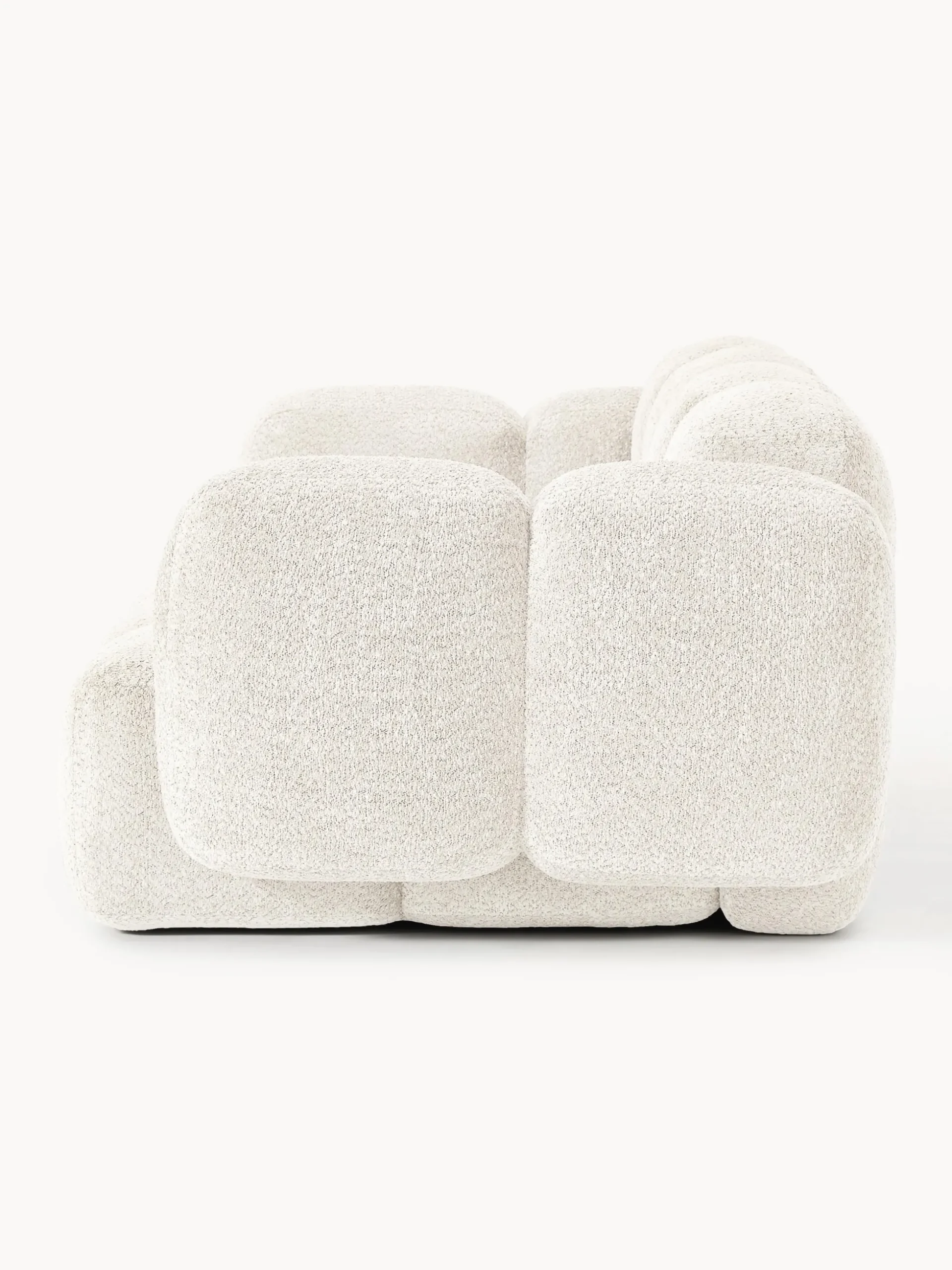 Divano componibile 3 posti in teddy-bouclé Tayla
