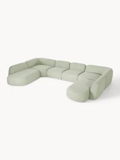 Divano componibile XL in bouclé Wolke