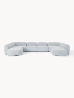 Divano componibile XL in bouclé Wolke