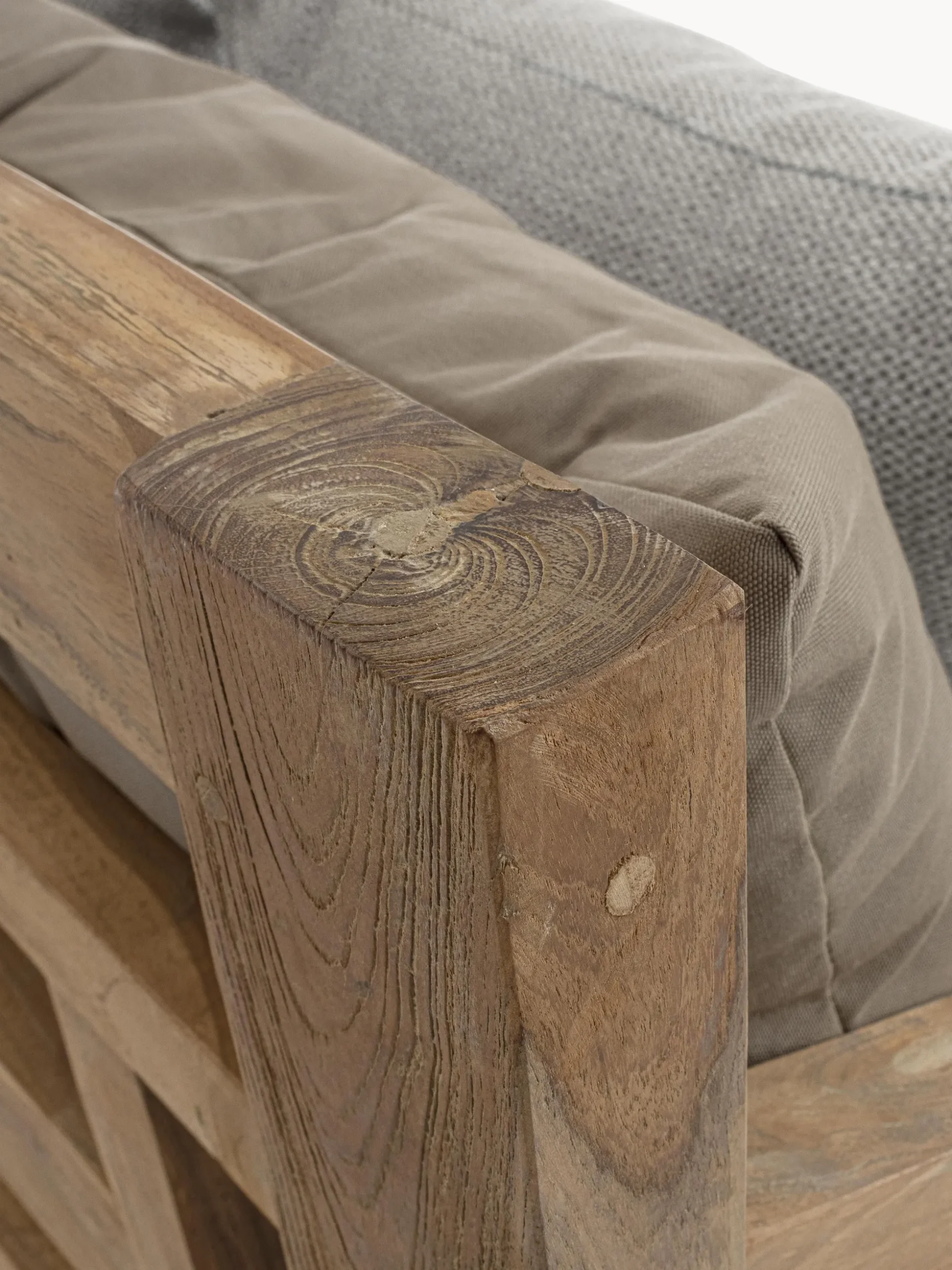 Divano da giardino 4 posti in legno di teak Bali