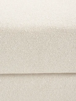 Divano letto angolare in bouclé con contenitore Ladina