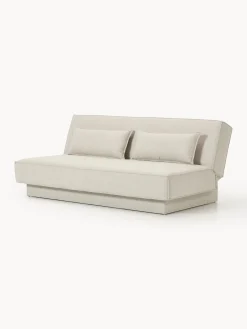 Divano letto in bouclé con contenitore David