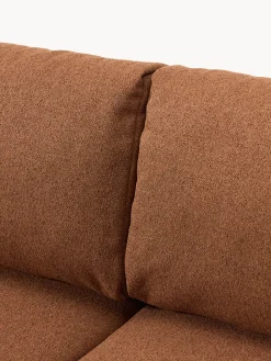 Divano letto 3 posti in bouclé con vano contenitore Tasha