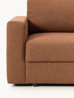 Divano letto 3 posti in bouclé con vano contenitore Tasha