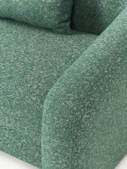 Divano letto 3 posti in bouclé Eliot