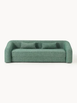 Divano letto 3 posti in bouclé Eliot