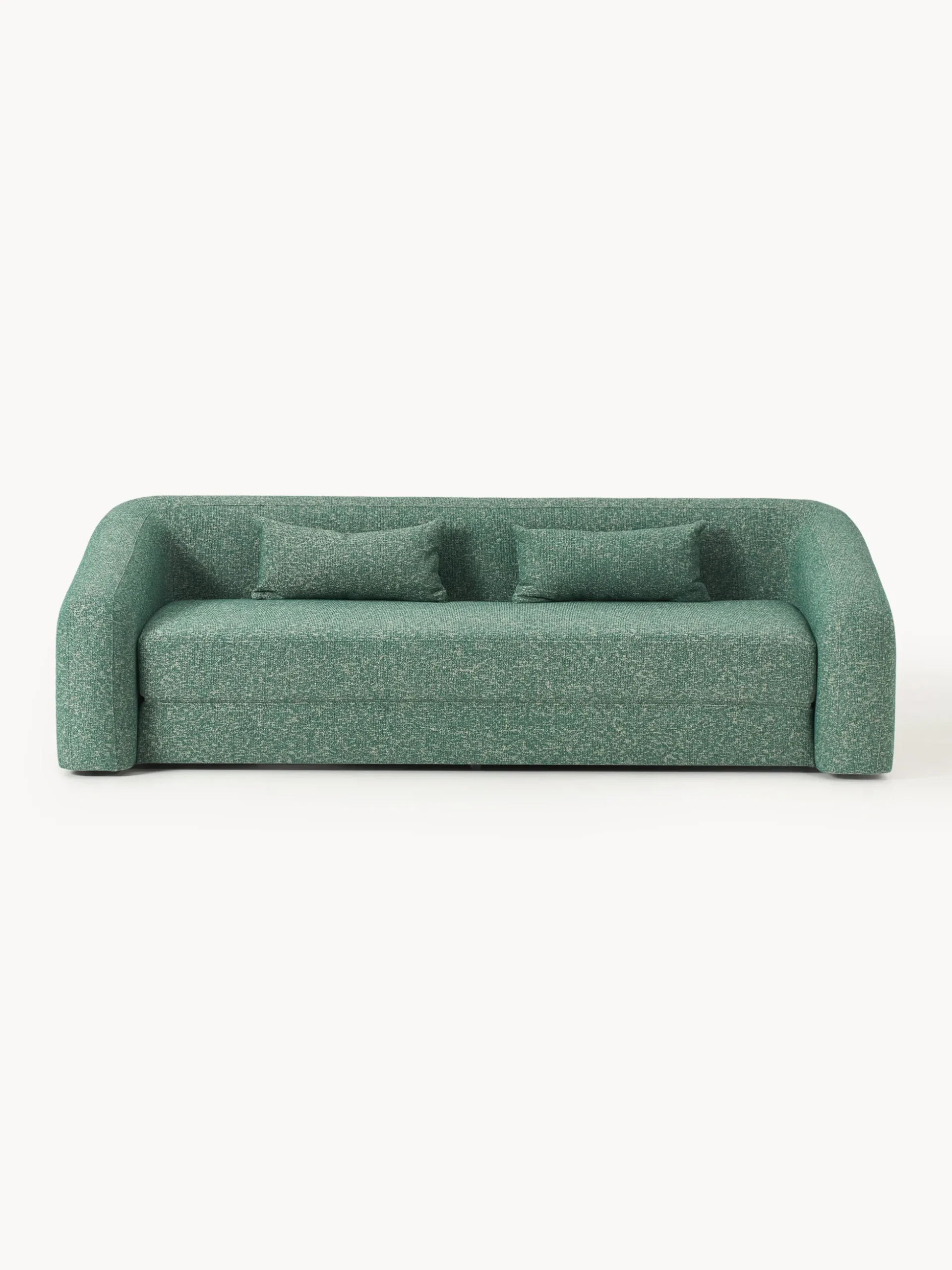 Divano letto 3 posti in bouclé Eliot
